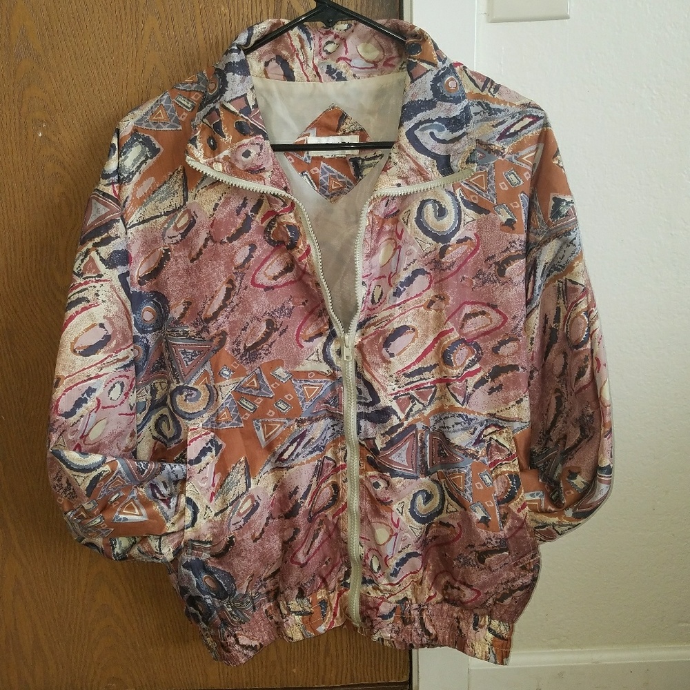 Vintage Multi color bomber jacket